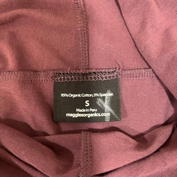 Maggie's Organics NWT Sleeveless Organic Cotton Blouse Purple Small - Picture 4 of 8